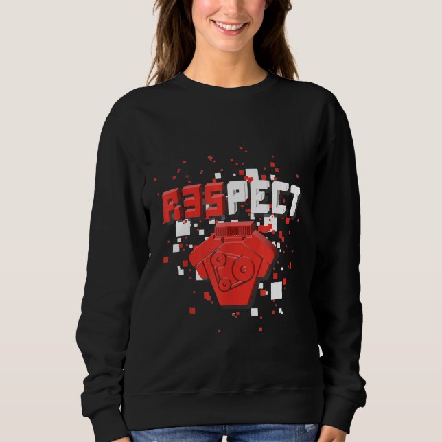 Power-Pixel-Mechanik für den Motor Sweatshirt (Vorderseite)