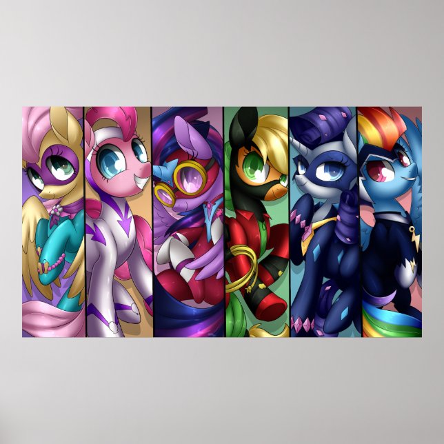Power Ponies Poster (Vorne)