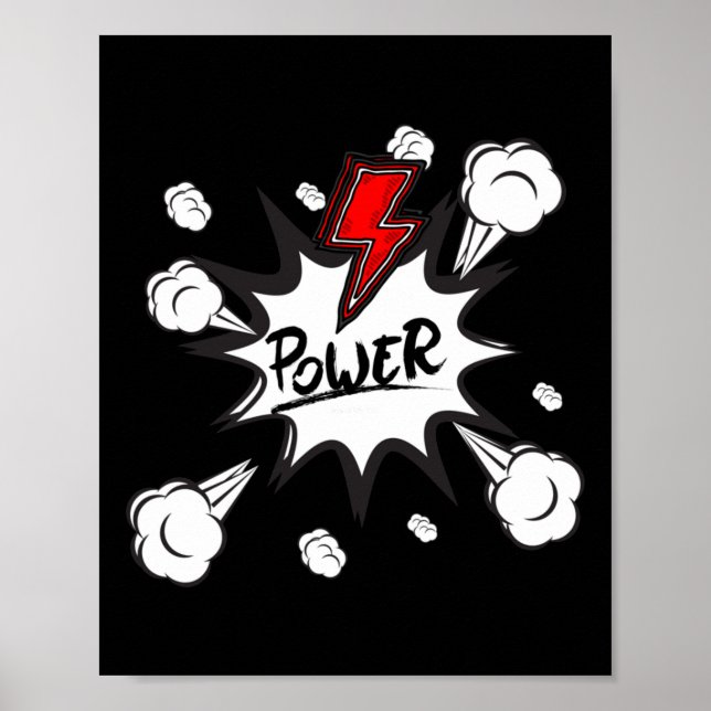 Power Puff Sticker Poster (Vorne)