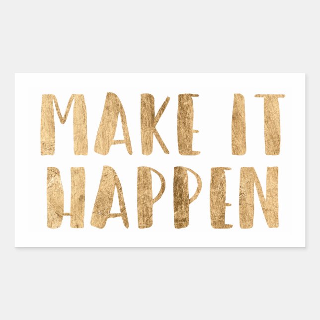 Power Quotes II Rechteckiger Aufkleber (Vorderseite)