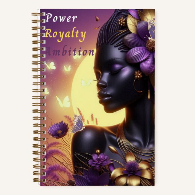 Power, Royalty, Ambition Notebook/Journal Notizbuch (Vorderseite)