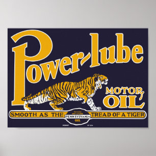 Power-Schmieröl-Bewegungsöl Poster