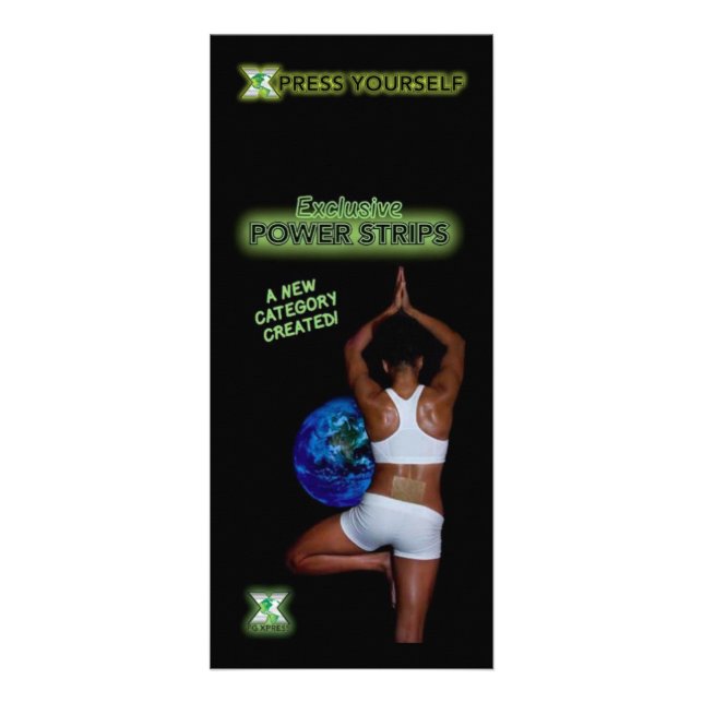 Power Strip-Info-Karte Werbekarte (Vorne)