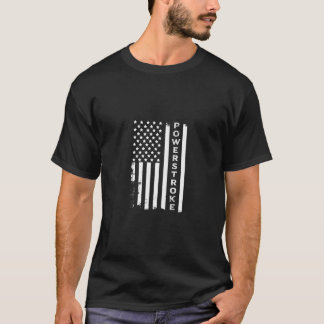 Power Stroke American Flag T-Shirt