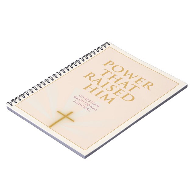 Power That Raised Him Christian Easter 2026 Notizblock (Linke Seite)