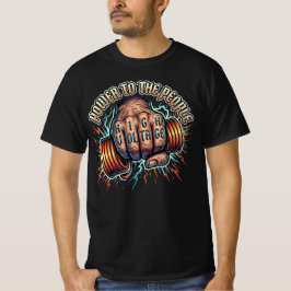 Power To The People High Voltage Electrician Gift T-Shirt