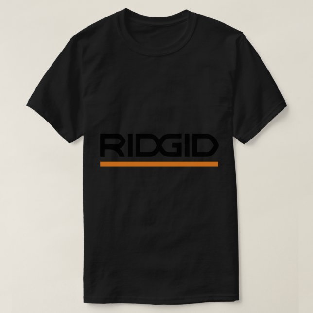 POWER-TOOLS-RIDGID-LOGO-Aufkleber T-Shirt (Design vorne)