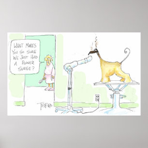 Power-Überspannungskarte Poster