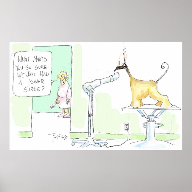 Power-Überspannungskarte Poster (Vorne)