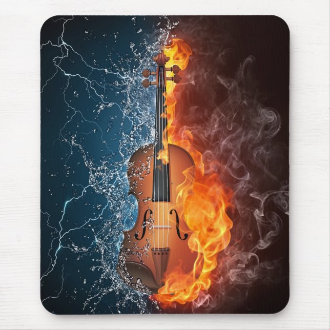 Power-Violine Mousepad (Vorne)