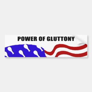 Power von Gluttony Autoaufkleber