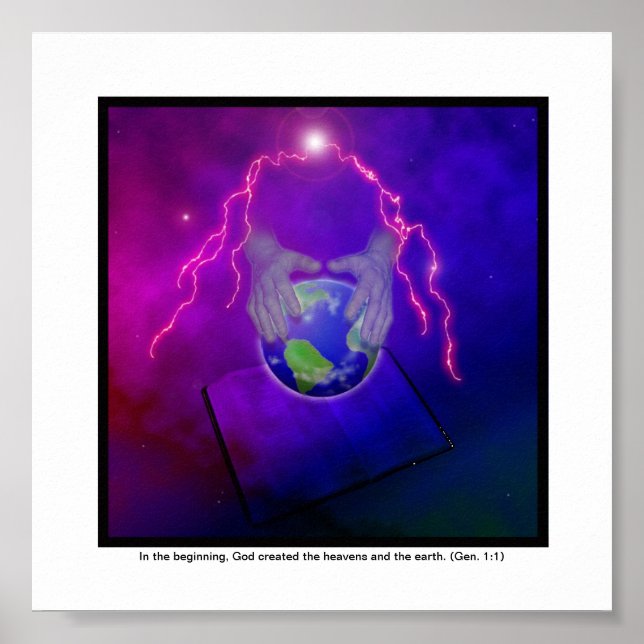 Power von Göttern Word ohne bkgd Poster (Vorne)