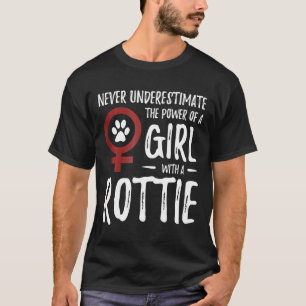 Power von Mädchen mit Rottichfleisch-Shirt für Rot T-Shirt