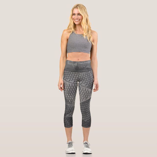 Power von Stahlbauten Capri Leggings (Vorderseite)