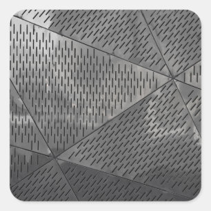 Power von Stahlbauten Quadratischer Aufkleber