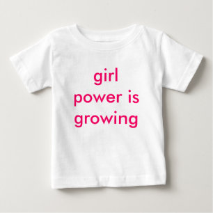 Power wächst baby t-shirt