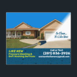 Power-Waschen-Vorlage Flyer<br><div class="desc">Personalisieren und anpassen Sie diese überhängende Druckwäsche (Power waschen) beruflichen Flyer Vorlage Design, um die Bedürfnisse Ihres Unternehmens/Ihres Unternehmens Anzug. Diese Druckwäscheschablone zeigt Bilder von vor und nach dem Druck gewaschenen Flächen. Fügen Sie Ihr Logo für eine effektivere Markendarstellung hinzu. Passen Sie das Gutscheinangebot auf Flyer an, um potenzielle Kunden...</div>