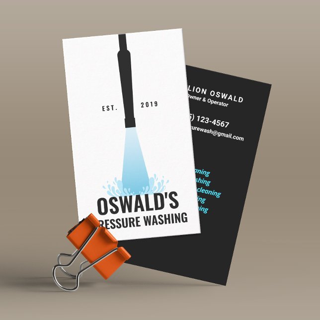 Power waschen Waschmaschine Reinigungsmittel Visitenkarte (Von Creator hochgeladen)