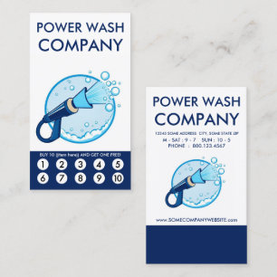 Power Wash Treuepunktkarte Treuekarte