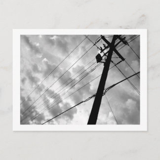 Power Wolken Postkarte