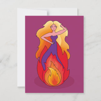 Power women postcard postkarte