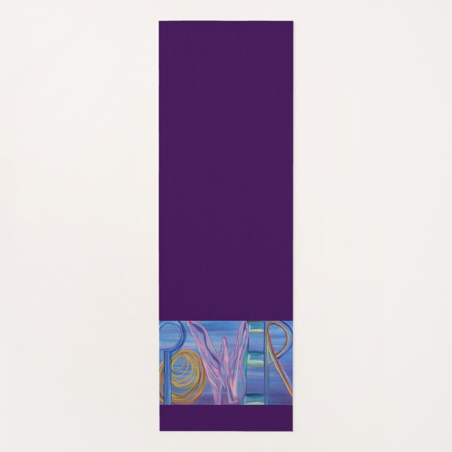 Power Yoga Mat Yogamatte (Vorderseite)
