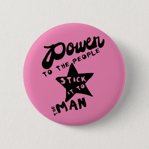 Power zu den Leuten Button