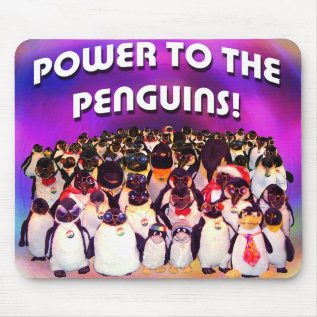 "Power zu den Penguins " Mousepad (Vorne)