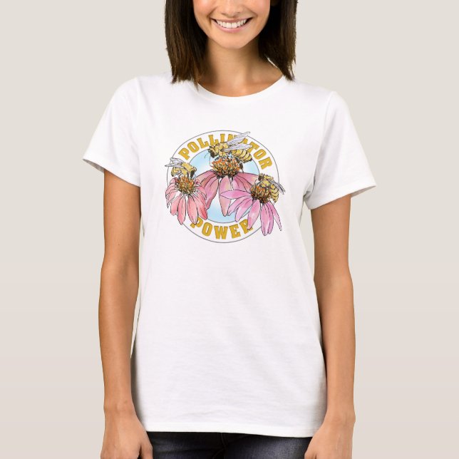 Power zu T-Shirt (Vorderseite)