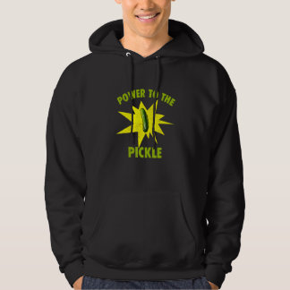 Power zum Gurkenholz Vegan Hoodie