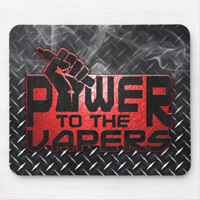 Power zum Vapers Mousepad (Vorne)