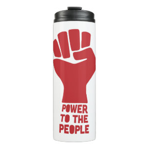 Power zum Volk Thermosbecher
