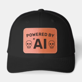 Powered by AI™ Leather Patch Hat
