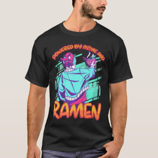 Powered by Anime and Ramen Anime T-Shirt