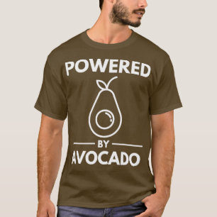 Powered by Avocado Funny Avocado Zitat 8 T-Shirt