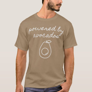 Powered by Avocados Funny Joke Geschenk Männer Fra T-Shirt