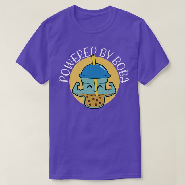 Powered by Boba Bubble Tea 1527 T-Shirt (Design vorne)