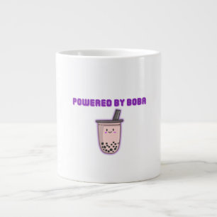 Powered by Boba - Niedlicher Kawaii-Blasen-Tee Jumbo-Tasse