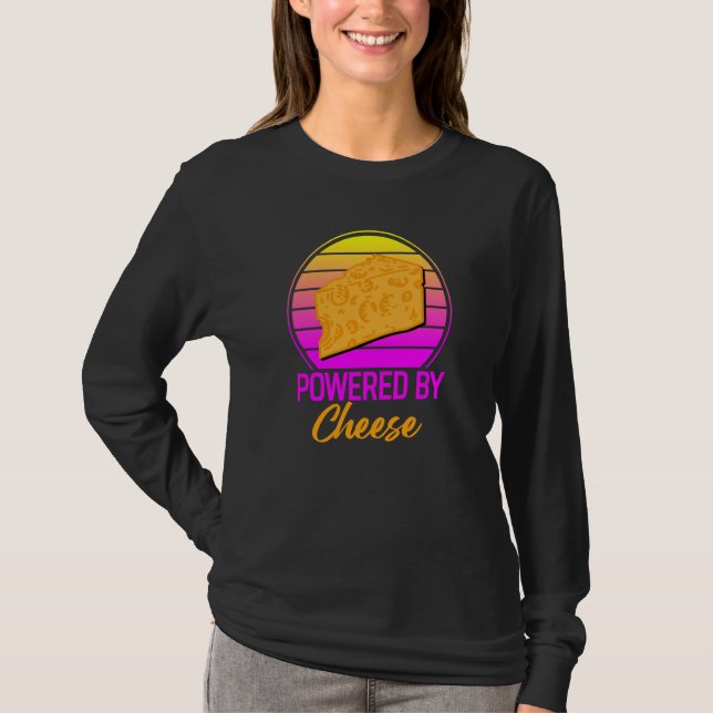 Powered By Cheese T-Shirt (Vorderseite)
