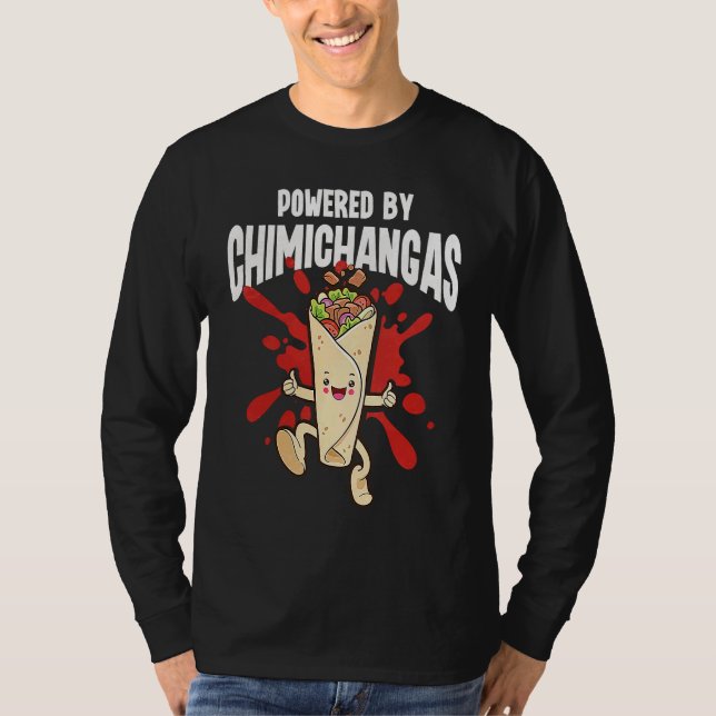 Powered By Chimichangas T-Shirt (Vorderseite)
