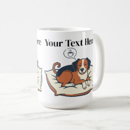 Powered by Coffee & Dog Dreams Kaffeetasse