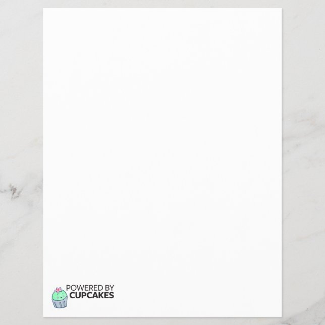Powered by Cupcakes Flyer (Vorne)