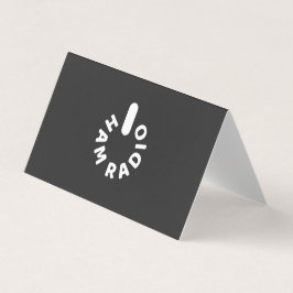 Powered by HAM Radio Visitenkarten