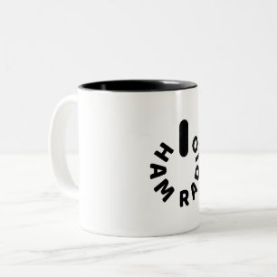 Powered by HAM Radio Zweifarbige Tasse