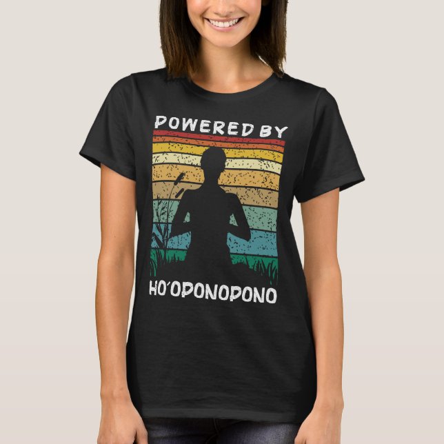 Powered by Ho´oponopono Vintag Sunset T-Shirt (Vorderseite)
