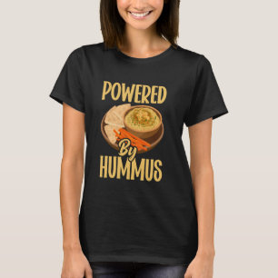 Powered By Hummus Vegane Lebensmittel T-Shirt
