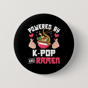 Powered by K-Pop and Ramen Niedlich Kpop Music Ani Button