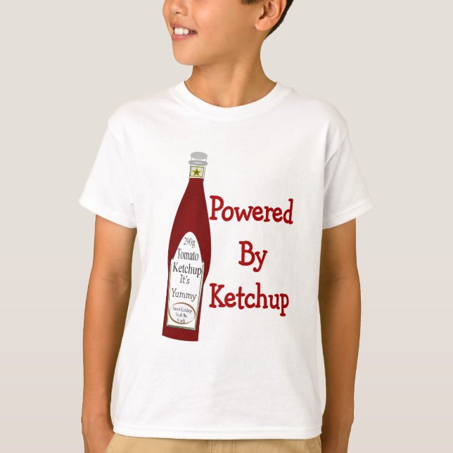 Powered by Ketchup T-Shirt (Vorderseite)