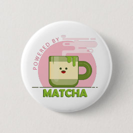 Powered by Matcha Abzeichen Button