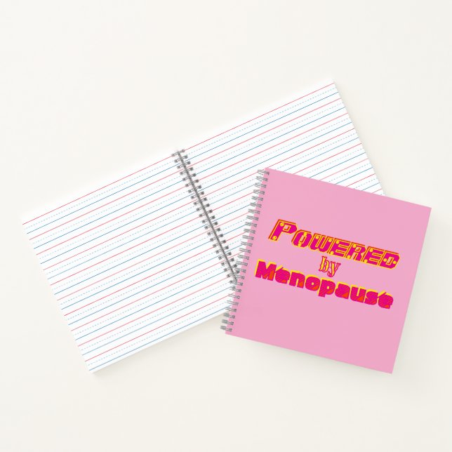 Powered by Menopause 1 Notizbuch (Innenseite)